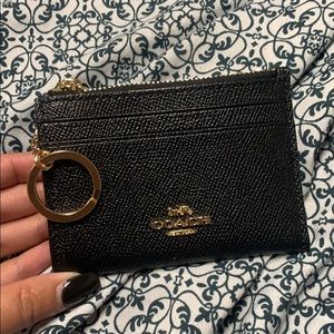 Coach Mini Skinny ID keychain wallet
